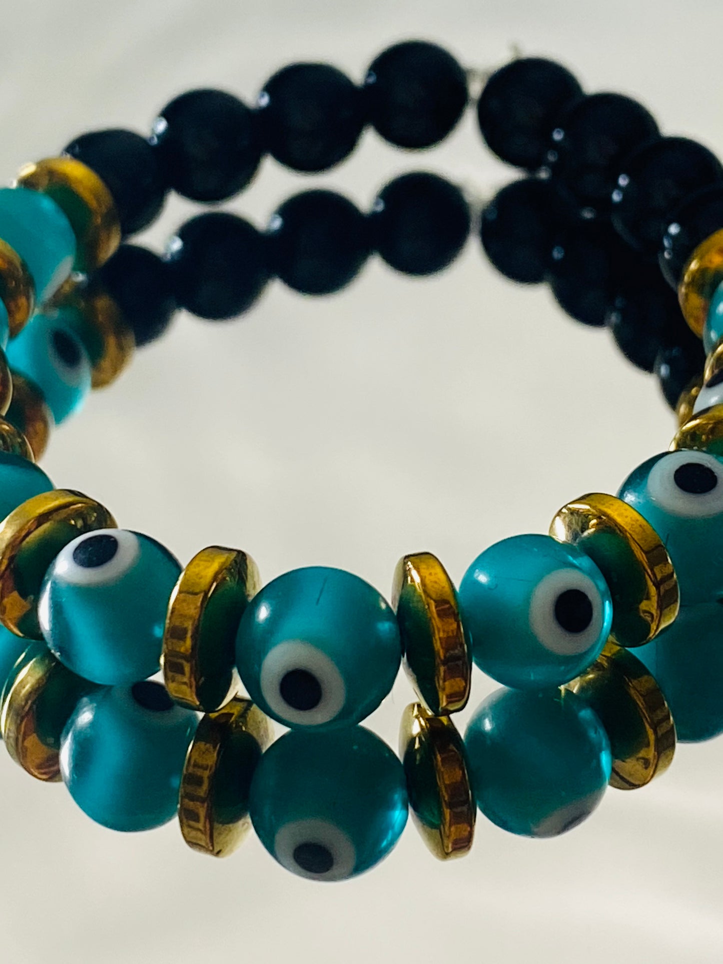 Load image into Gallery viewer, Evil Eye Bracelet “turquoise”
