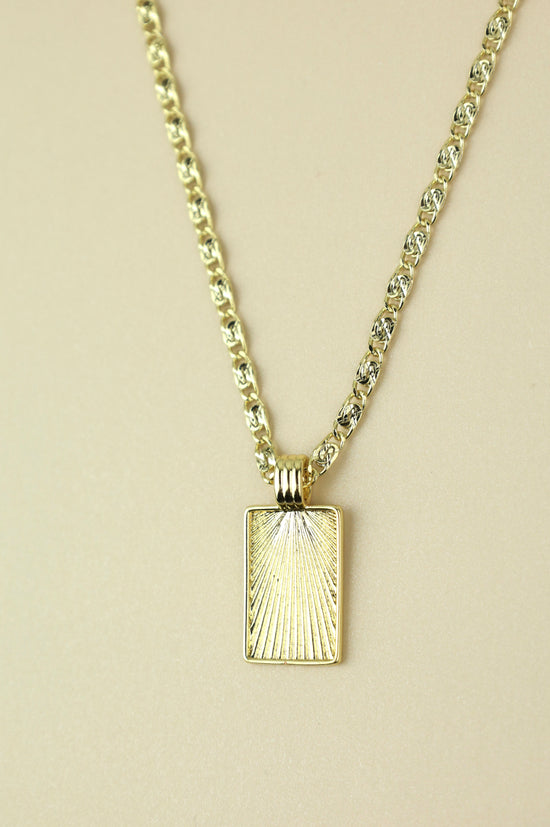 Sunbeam Necklace in gold