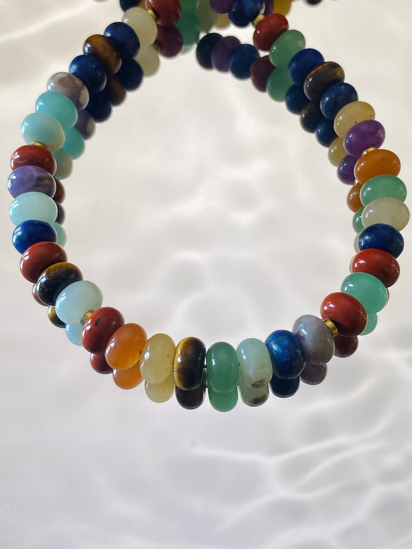 7 chakra shop bead necklace