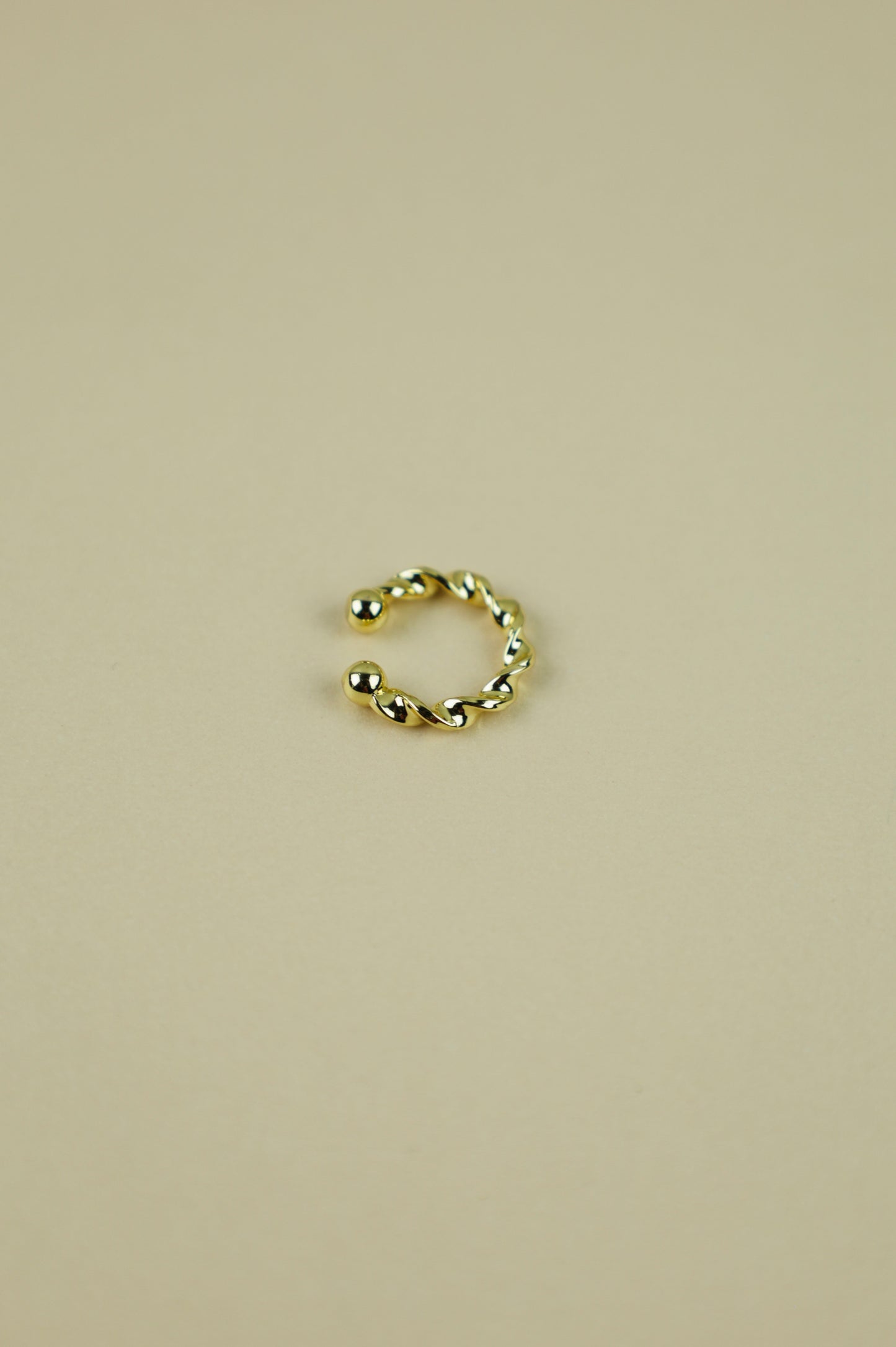 Cristyl Ear Cuff twist in gold