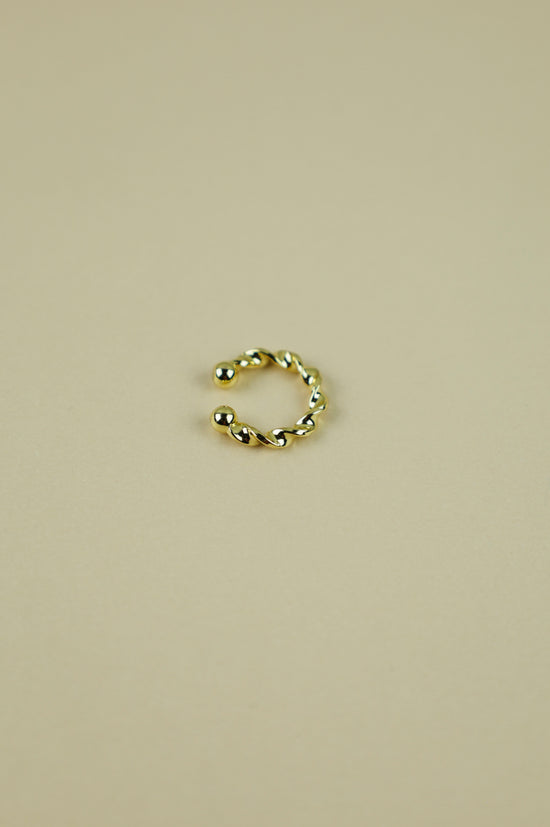 Cristyl Ear Cuff twist in gold