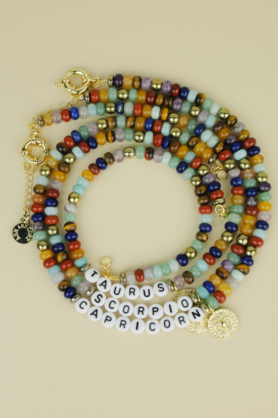 Zodiacs Beaded Necklace 18 to 20 inches