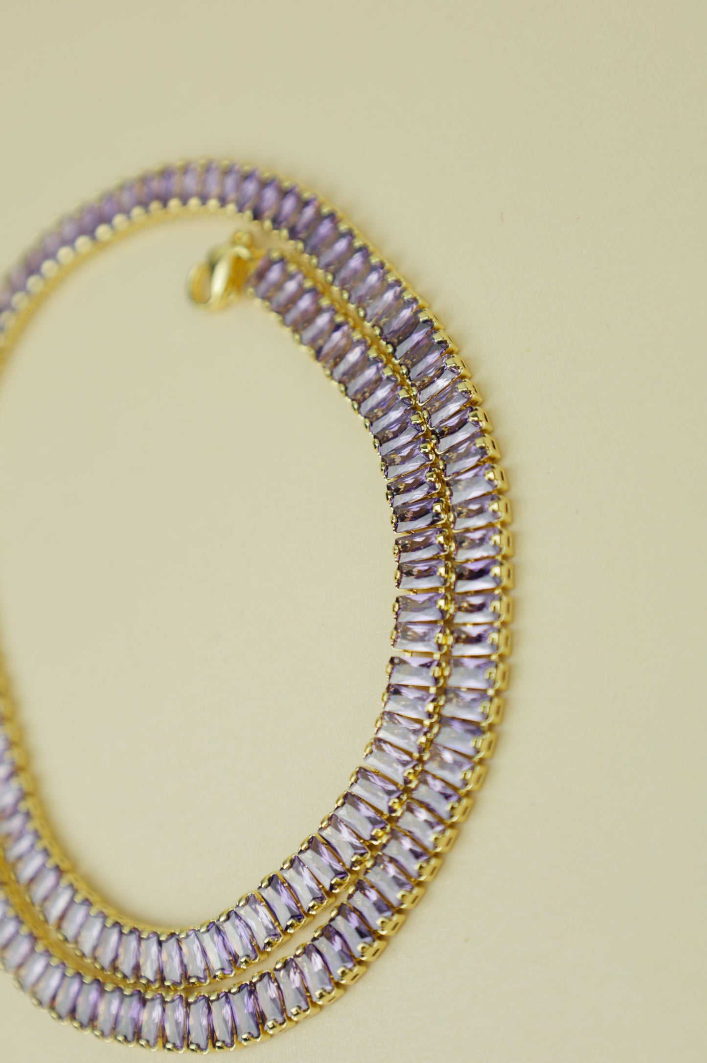 Hathor Baguette Necklace “Lavender”