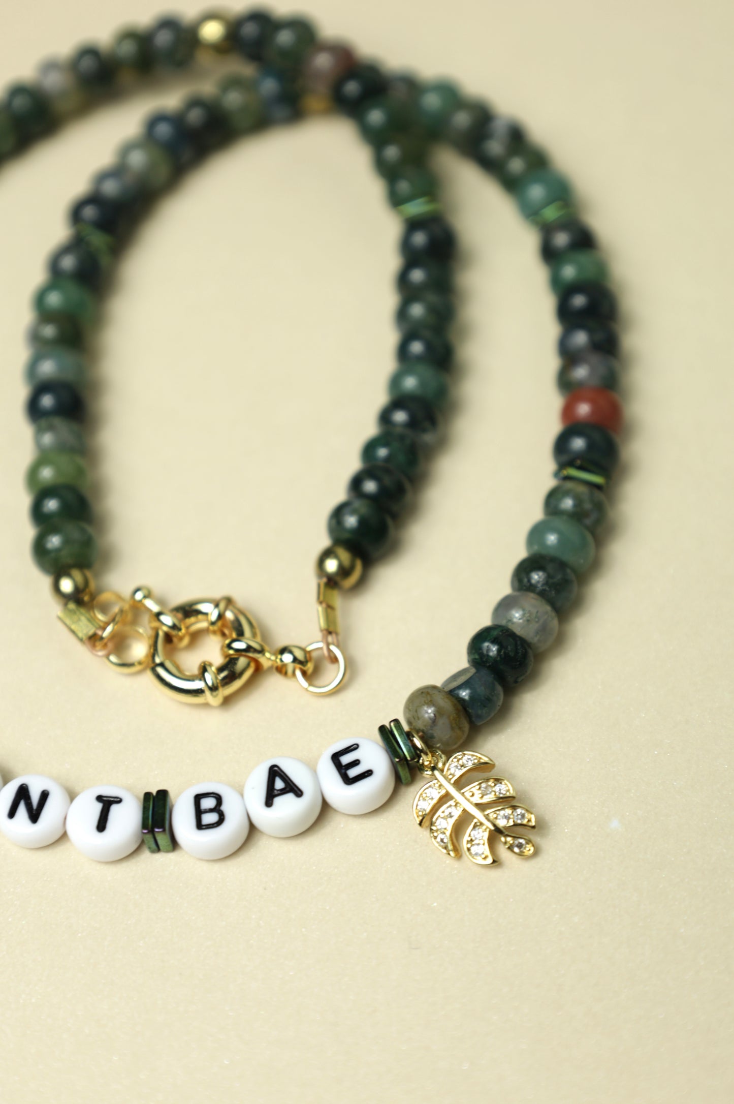 Plant Bae beaded Necklace