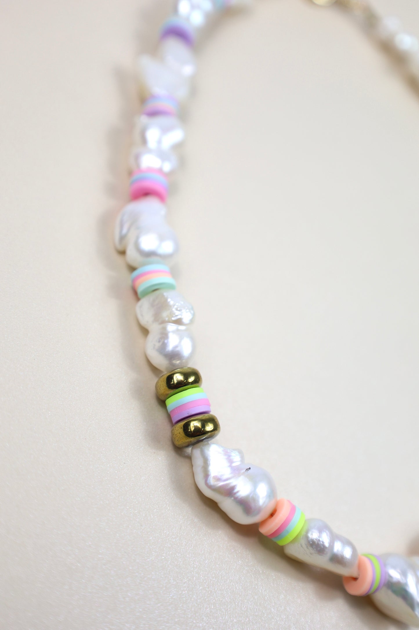 Amelia Beaded Pearl Necklace