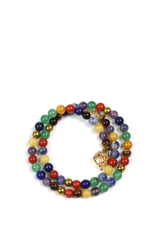 7 Chakra beaded necklace