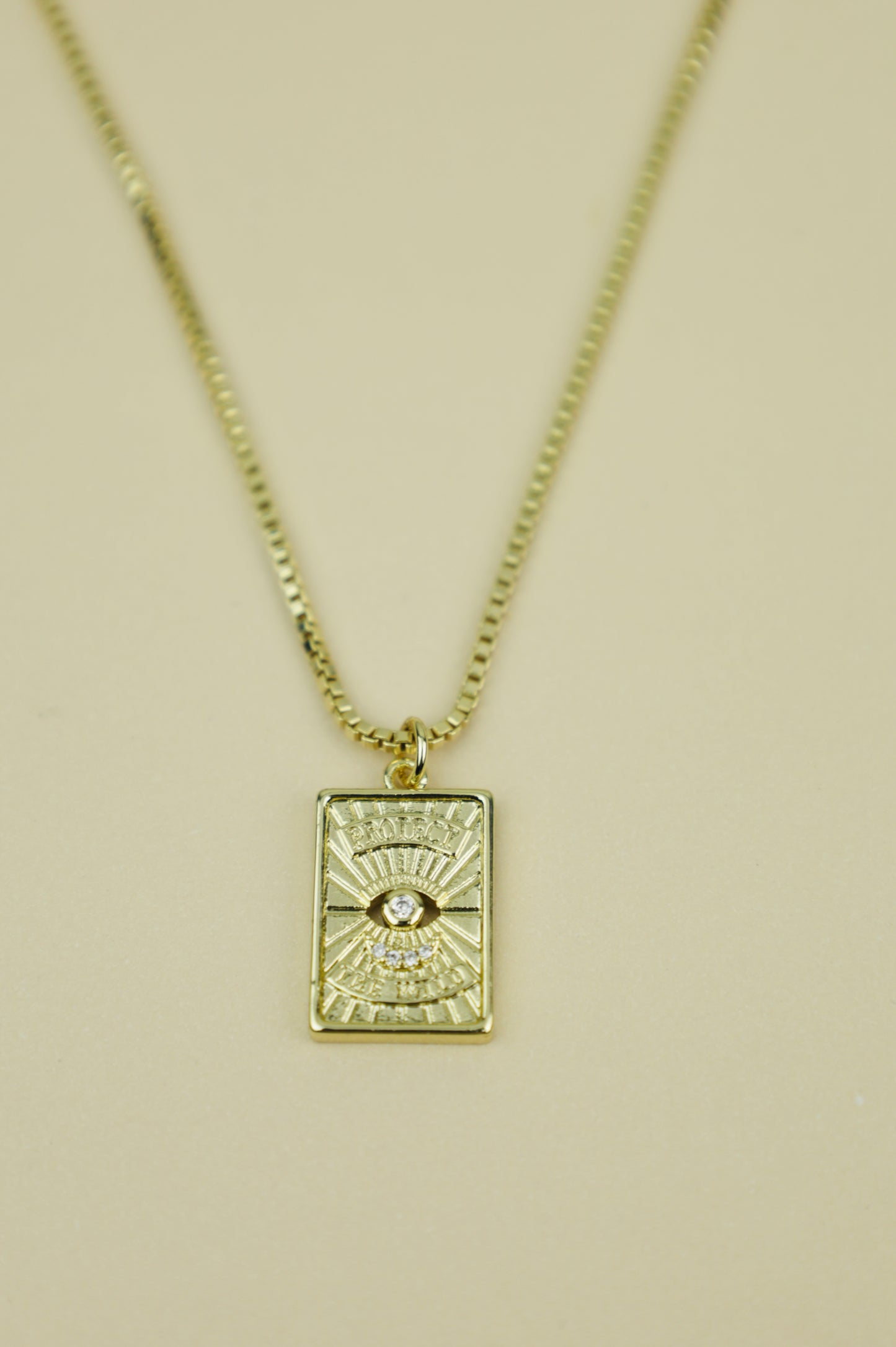 Protect The Wild necklace in gold
