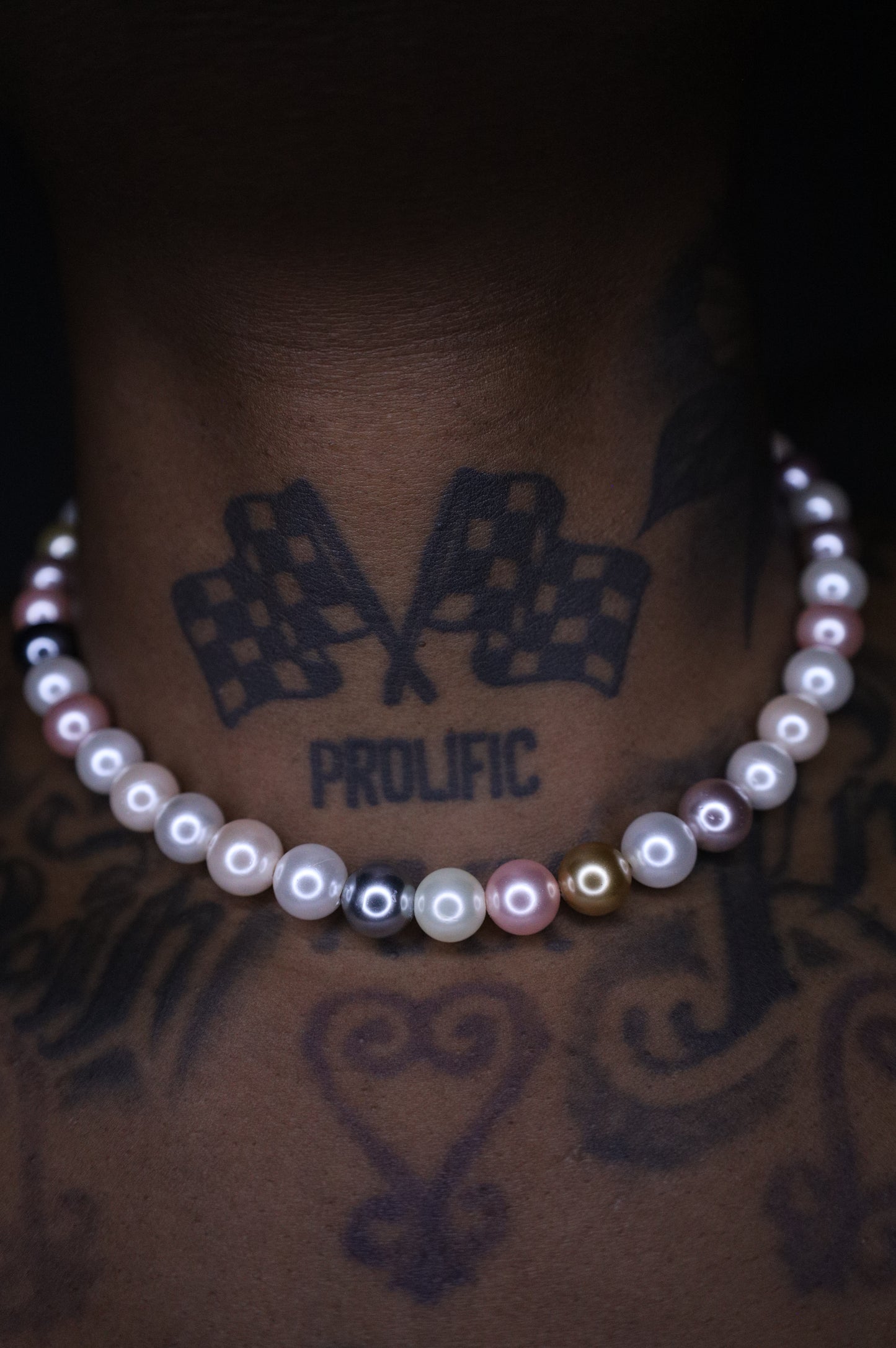 Neo Multi Beaded Pearl Necklace