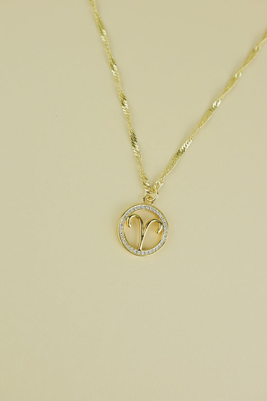 Aries Zodiac Necklace