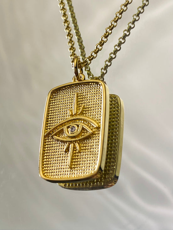 Load image into Gallery viewer, Tierra Evil Eye Protection necklace
